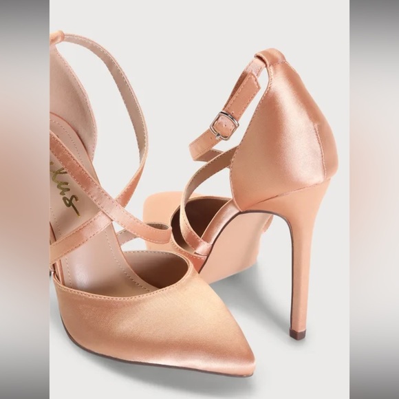 Lulus Freyana Rose Gold Pumps - Size 8 - Picture 3 of 6